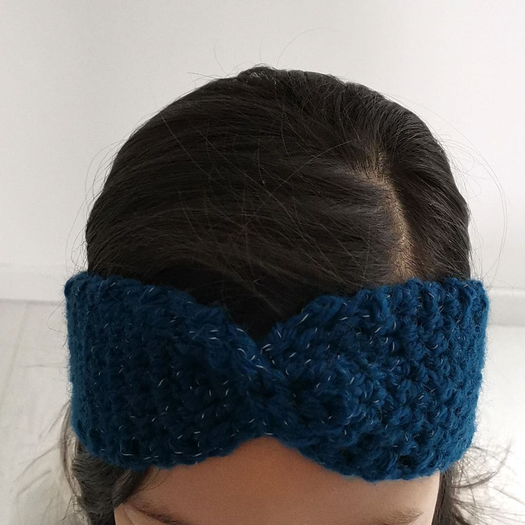 Bandeau réfléchissant bleu nuit
